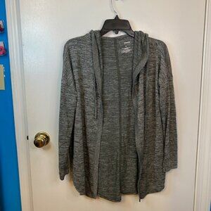 Sonoma Green long sleeve sweater with hood